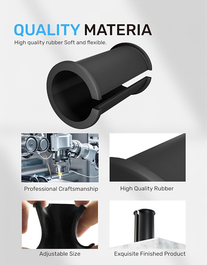 Shotgun Microphone Shock Mount Rubber Sleeve, 5 Pack for Shotgun Mics | Compatible with Sony Camcorder FX3, FS7, FX6, FX8, FX9, NX80, FS5, Rode NTG, and Sennheiser MKH Shotgun Mics and More - Image 5