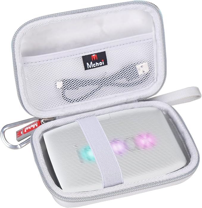Mchoi Hard Storage Case Fits for Fujifilm Mini Link 3 2 1 Smartphone Printer, Case Only, Clay White - Image 2