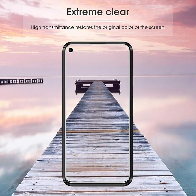 OMOTON [3 Pack Screen Protector for Google Pixel 5 - Tempered Glass/Case Friendly/Anti Scratch Screen Protector for Google Pixel 5 - Image 7