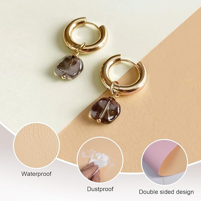 Meking 9PCS 16Patterns Product Photography Backdrops（16.5X11inch） | Photo Background Flat Lay Tabletop Photo Backdrops for Food/Makeup/Jewelry Photography - Image 6