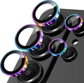 SiHPuoy 2Set Camera Lens Protector for Samsung Galaxy S26 Ultra, Colorful | 9H+ Tempered Glass, Military Grade Shatterproof, Anti-Scratch,Case Friendly,HD Metal Camera Cover,Does not Affect Night Shots by SiHPuoy