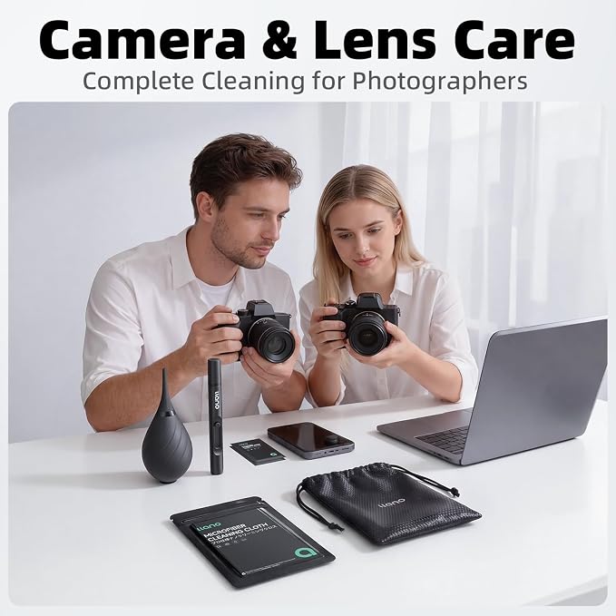 llano 5-in-1 Camera Cleaning Kit Lens Cleaning Kit | for Lens Filter Camera Accessories & Photography Accessories Camera Cleaning Kit for Computer PC MacBook iPhone Camera - Image 8