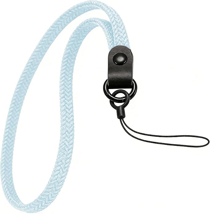 Elastic Nylon Wrist Lanyard for AirPods Case, Anti-Lost Strap for AirPods 1/2/3/Pro/Pro 2 Charging Case, Multi-Functional Wrist Strap for Phones Keys Cameras Small Gadgets, Sky Blue by YANTHKEY