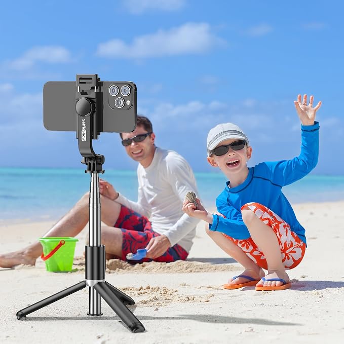 Selfie Stick Tripod, All in One Extendable & Portable iPhone Tripod Selfie Stick with Wireless Remote Compatible with iPhone 17 16 15 14 13 12 pro Xs Max, Galaxy Note10/S20/S10/OnePlus 9/9 PRO etc - Image 9