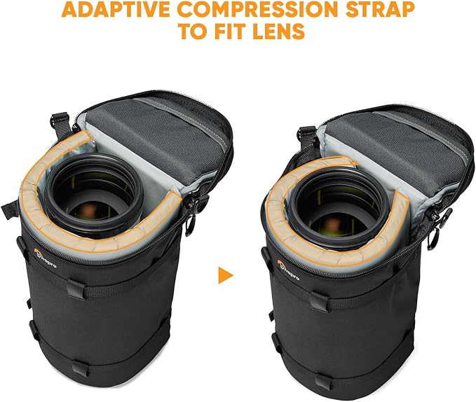 Lowepro ProTactic LCS 13 x 32 III Camera Lens Case, Camera Lens Pouch Bag, fits 300mm F/2.8, for DSLR and Mirrorless Cameras, Vol-5L Dim: 12.99x5.12x5.12in, Camera Bag for Photographer/Videographer - Image 3