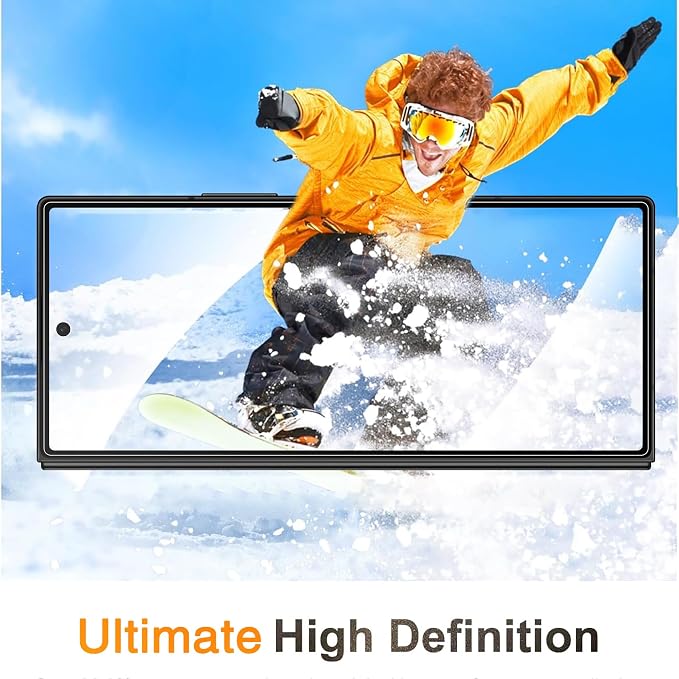 Wiaocit Tempered Glass Screen Protector for Samsung Galaxy Z Fold 7 | 3+3 Pack, 9H Hardness, Camera Lens Protector, Installation Frame, Bubble Free, Case Friendly - Image 7