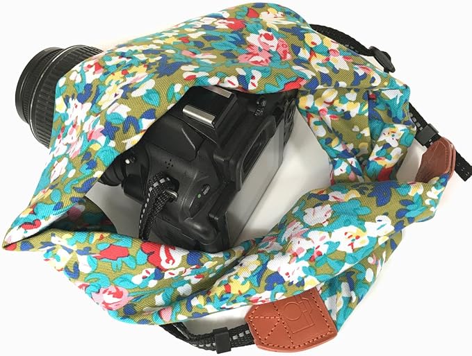 Alled Camera Neck Shoulder Belt Strap, Chevron Scarf Vintage Print Soft Coloful Camera Straps for Women/Men for DSLR/SLR/Nikon/Canon/Sony/Olympus/Samsung/Pentax ETC - Image 3
