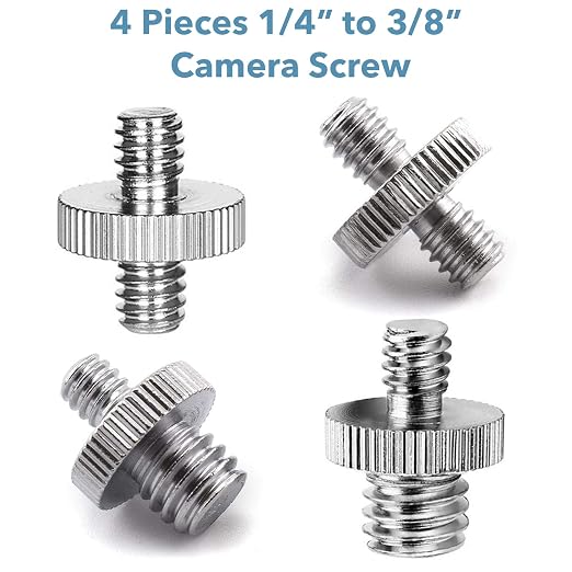 8PCS Camera Screws Mount Adapter 1/4 3/8 Inch Threaded Converter - Image 5