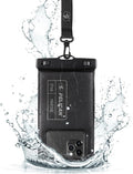 Pelican Marine Waterproof Phone Pouch (Regular) - Stealth Black | Touchscreen IP68 Floating Waterproof Phone Case w/Detachable Lanyard - Fits All Phones - Beach Cruise Ship Travel Essentials by Unknown
