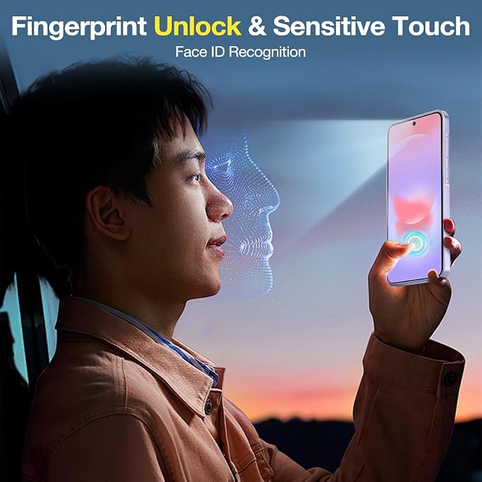 2+2 Pack for Samsung Galaxy A37 5G Screen Protector & Camera Lens Protector, Ultra HD Tempered Glass with Easy Installation Frame, Anti-Fingerprint, Anti-Scratch, Case Friendly, Bubble Free | 2+2 Pack, Ultra HD Tempered Glass, Anti-Fingerprint, Anti-Sc... - Image 3