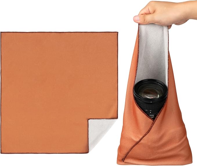 Walking Way Protective Wrap, Self-Adhesive Magic Cloth Camera Wrap, Storage Cloth, Anti-Scratch, Dustproof, Washable Lens Pouch for DSLR, Smartphones, Laptops, Cosmetic by WalkingWay