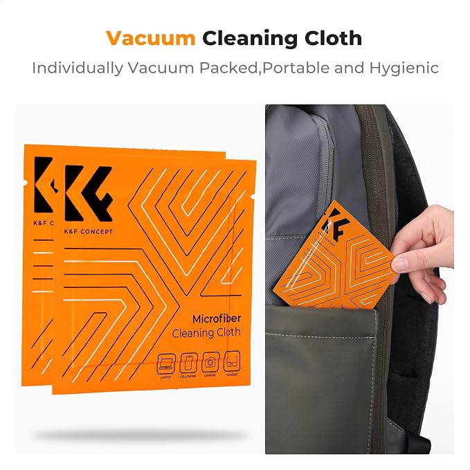 K&F CONCEPT 4 in 1 Camera Lens Cleaning Kit for Photography Beginner | Strong Blower, Multi Pen,Washable Reusable Microfiber Cloth, Precision Dust Removal,for Nikon Sony Canon DSLR Camera,MK06 - Image 3