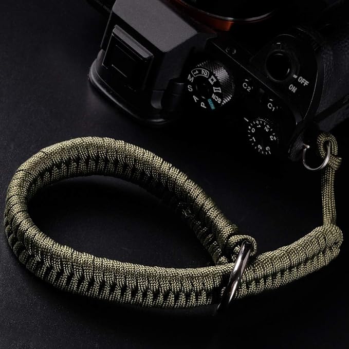 Paracord Camera Wrist Strap Lanyard-Quick Release for DSLR Mirrorless Green | Adjustable wrist size,High-strength paracord material, lightweight 1.16oz, secure metal clasp,Fits Canon Nikon Sony Fuji - Image 8