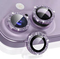 2 Set Camera Lens Protector for iphone 17,Ultra HD 9H Tempered Glass Camera Protector,Anti Scratch Women Girls Shiny Camera Cover for iphone 17 2025,Glitter Purple by Unknown