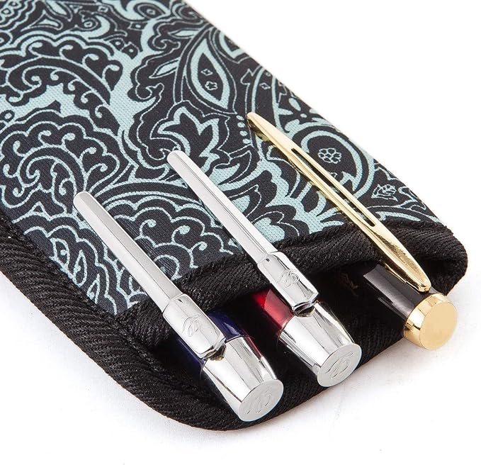 TRIUMPH VISION 3 Pack Reading Glasses Pouch Soft Case Eyeglass Sleeve Slim | Alternative to Bulky Case in bag, Lightweight Lined Padded Protect Optical lens Slip in, Cute Pattern Portable for Daily Use - Image 6