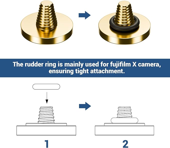 JJC Soft Shutter Release Button for Fujifilm X100VI XT50, Gold Aperture | for Fuji Fujifilm X-M5 X-T5 X-T4 X-T50 X-T30 III II X-PRO3 X100VI X100V X-E5 X-E4 X Half Q3 M9 Sony RX10 IV III Nikon Zf Df - Image 6