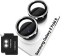 Orzero (2 Sets Camera Lens Protector for Samsung Galaxy Z Fold 8, [EZ Install] [Case-Friendly] 9H Tempered Glass CD Pattern Lens Cover, Military-Grade Shockproof, HD Clarity Anti-Glare - Sliver by JumpIntoOrzeroLet%E2%80%99sExploreLikeNeverBefore
