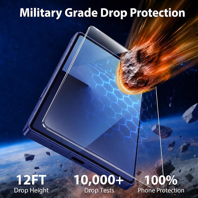 V-PORYADKU 9 Pack for Samsung Galaxy Z Fold 7 Screen Protector | Camera Lens Protector, Easy Install Kit, Bubble-Free, HD Clear - Image 3