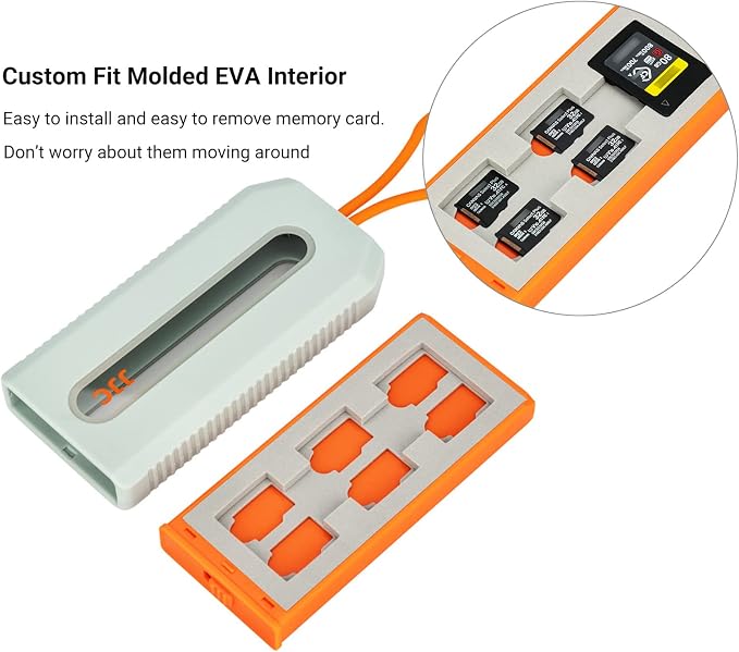 Memory Card Case for 6 CFexpress Type A Cards and 12 Micro SD Cards, Pop-up and Transparent Window Design, Micro SDHC/Micro SDXC/TF Card Holder, Micro SD and CFexpress Type-A Card Organizer - Image 5