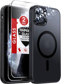 LeYi for iPhone 11-Pro-Case with Screen Protector X2 + Camera Cover X2: i Phone 11pro Cases for MagSafe Magnetic 11Procase Protection Affordable Women Men Daily Style Teens & Young, Black by LeYi