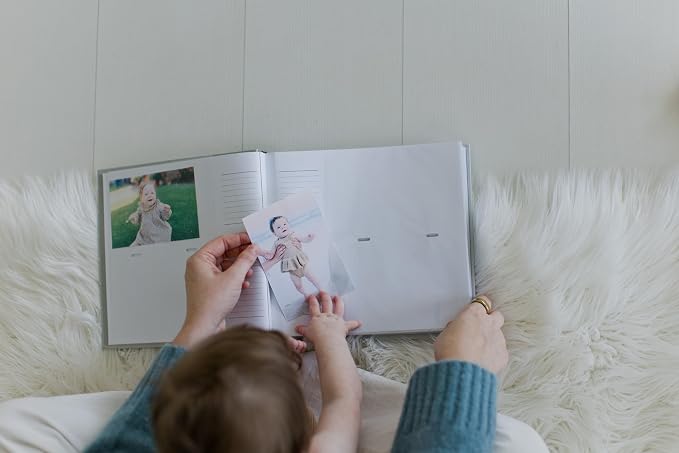 Pearhead Baby Photo Album, Holds 200 Pictures, Polka Dots, Gray,One Size (Pack of 6) - Image 7