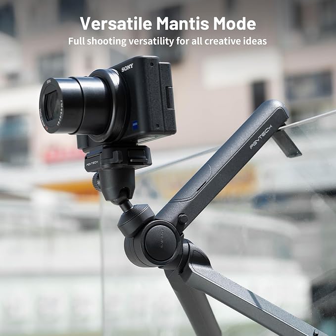 PGYTECH MantisPod 2.0 Mini Camera Vlogging Tripod for Travel | 6 Modes Small Travel Flexible DSLR Pocket Stand, Video Vlogging Desktop Shooting Selfie Mount Stand - Image 3