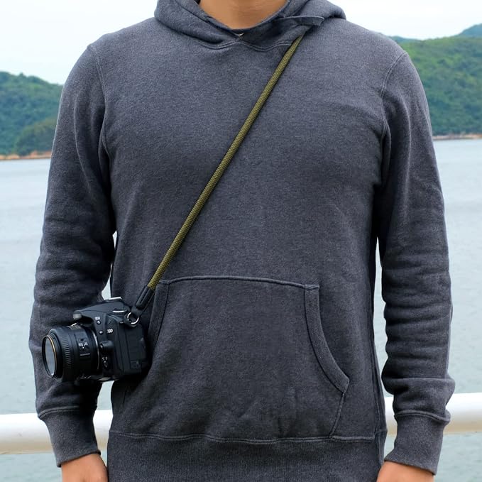 Vintage Camera Neck Strap,Nylon Rope Camera Shoulder Straps for Photographers Film DSLR - Image 2