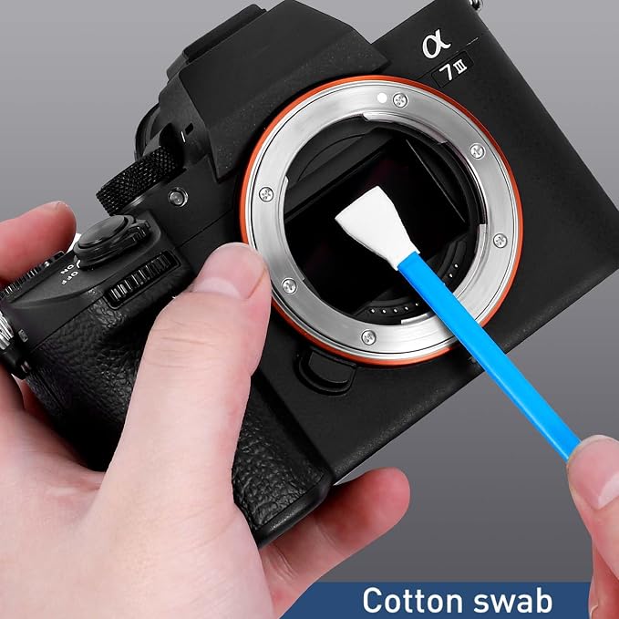 Camera Lens Cleaning Kit - Mirrorless and DSLR Camera Cleaning Kit, Including Lens Paper/Blower, Cotton swabs, dust Free Cloth, Lens Pen, Cleaning Brush - Image 3
