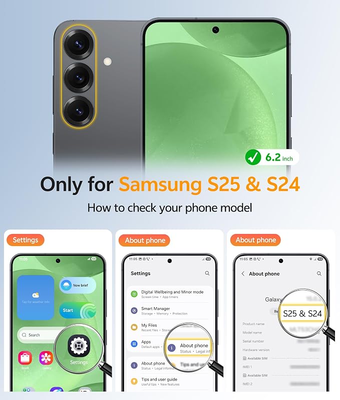 FNTCASE for Samsung Galaxy S25/S24 Case, Fit for Magsafe, Screen Protector | Translucent Matte Magnetic Back, 14FT Military Grade Drop Protection, Shockproof Protective Phone Cover, Green - Image 2