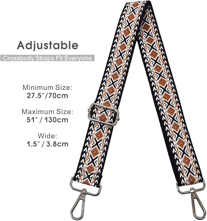 Replacement Purse Strap Shoulder Strap Adjustable Crossbody Strap for Women Crossbody Wide Shoulder Bag - Image 4