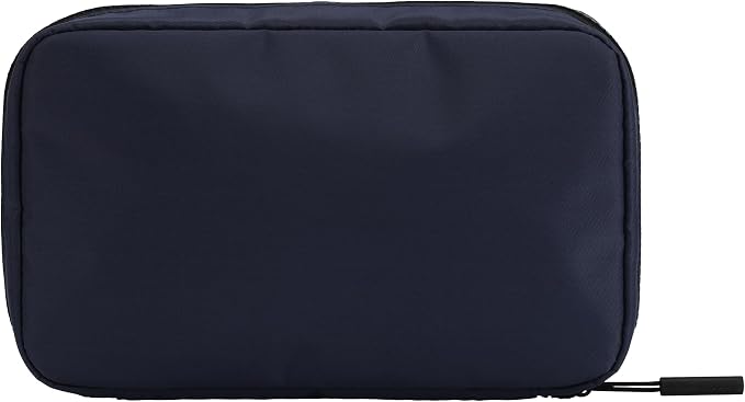 Incase Nylon Accessory - Electronics Organizer Bag - Small Travel Pouch for Cords - Camera Accessories - Compact Tech Bag with Faux-Fur Padded Compartment (Navy) - Image 6