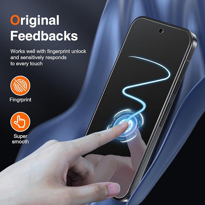 LK 2Pack for Google Pixel 10 Pro XL Screen Protector+2Pack Lens Protector | Fit Lens Cutouts Ports, Max Coverage, HD Clear 9H Tempered Glass Laptop Screen for Google Pixel 10 Pro XL, Easy Install, - Image 4