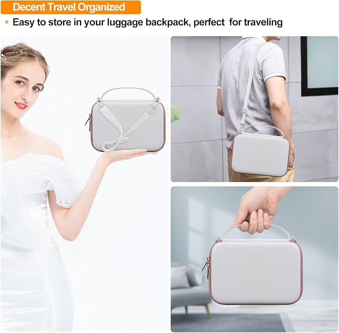 Elonbo Carrying Case for Sony ZV-1F / ZV-1 / ZV-1 II Digital Camera, Black | Sony ZV 1F Vlogging Camera Hard Travel Protective Bag, Vlogger Accessory Kit Tripod Microphone Grip Organizer Holder - Image 8