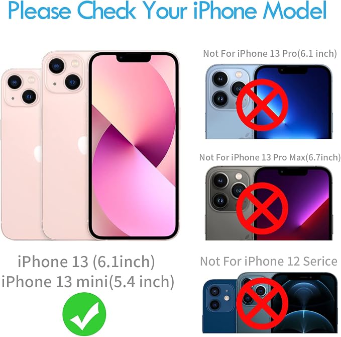 for iPhone 13/13 Mini Camera Lens Protector Bling Diamond, Pink | Individual Metal, 9H Hardness, Scratch Resistant, Shockproof, Drop Protection, Case Friendly, Stylish Accessories - Image 2