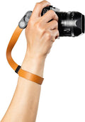 Peak Design Cuff Leather Camera Strap – Quick Release, 100 lb Capacity, for DSLR, Compact & Point-and-Shoot Cameras by PeakDesign