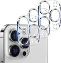 UniqueMe 3 Pack Lens Protector for iPhone 12 Pro/Pro Max 6.1/6.7"-Silver | Tempered Glass, Case Friendly, New version, Scratch-Resistant, Easy Installation by UniqueMe