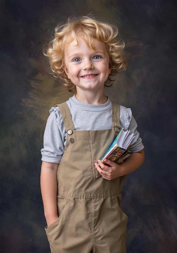 Kate 6.5x10ft Retro Photography Backdrop Brushed Painted Abstract Background Studio Backdrops - Image 3