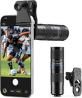 APEXEL Telephoto 5-10X Zoom Lens for iPhone & Android, Optical Magnification, Universal Clip-On Phone Camera Lens, Aviation Aluminum Body for Travel, Sports & Concert Photography by Apexel