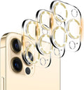 Dengduoduo 3 Pack Tempered Glass Camera Lens Protector for iPhone 12 Pro Max 6.7" Bling Glitter Sparkle, Ultra HD, 9H Hardness, Anti-Scratch, Case Friendly, Easy to Install [No Affect on Night Shots] by Dengduoduo