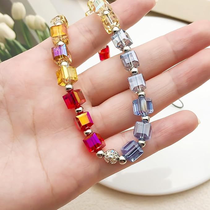 Beaded Camera Wrist Strap Cute Digital Camera Charm Lanyard Phone Chain Keychain Beaded Phone Lanyard Bag Charm - Image 5