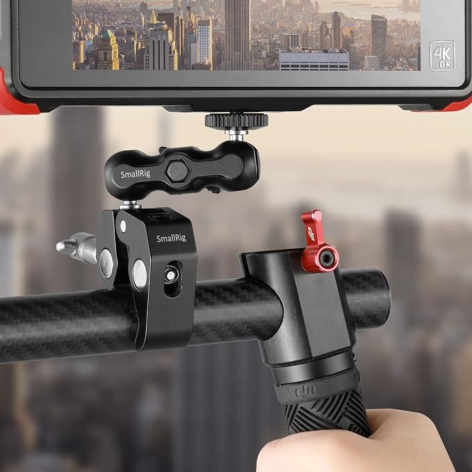 SMALLRIG Super Clamp with 1/4 and 3/8 Thread for Cameras, Lights, Umbrellas | for Hooks / Shelves / Plate Glass / Gross Bars - Image 7
