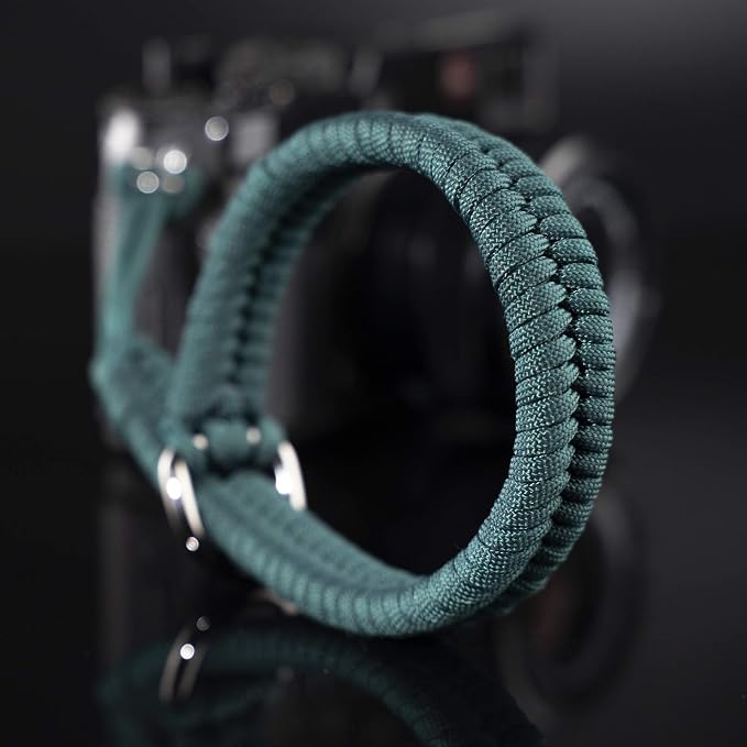 Paracord Camera Wrist Strap Lanyard-Quick Release for DSLR Mirrorless | Turquoise Adjustable wrist size,High-strength paracord material,lightweight 1.16oz,secure metal clasp,Fits Canon Nikon Sony - Image 7