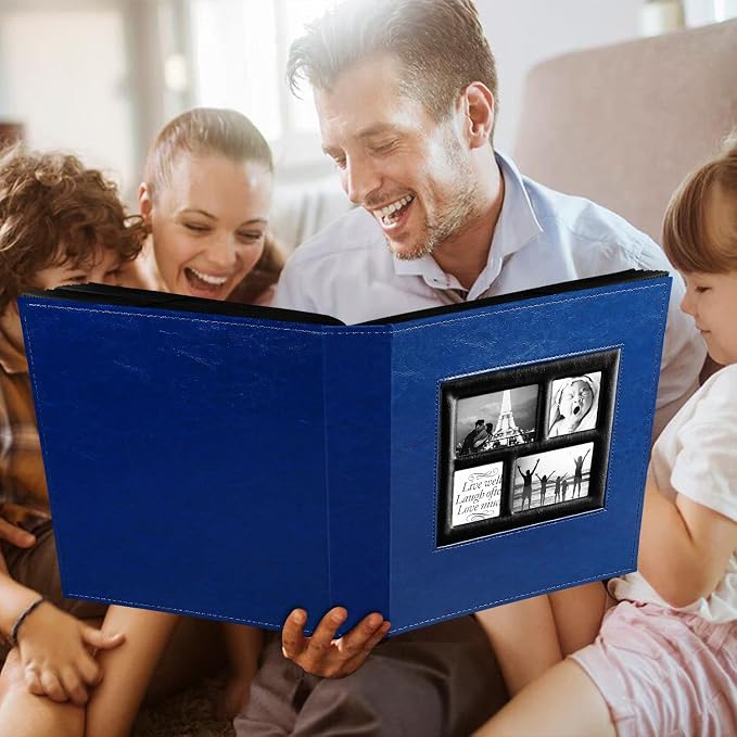Ywlake Photo Album 4x6 500 Pockets Photos, Extra Large Capacity Family Wedding Picture Albums Holds 500 Horizontal and Vertical Photos Blue - Image 7