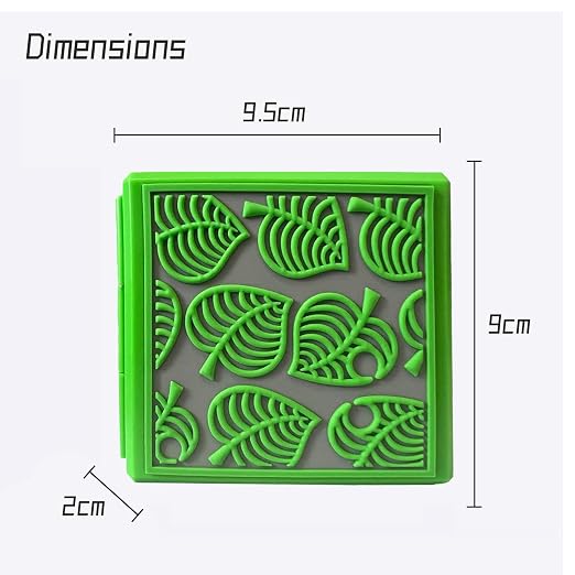 doepeBAE Game Card Case for Nintendo Switch,Portable Game Card Holder,Hard Shell Storage Case,Large Capacity Switch Card Organizer with 12 Card Slots (L Green) - Image 4