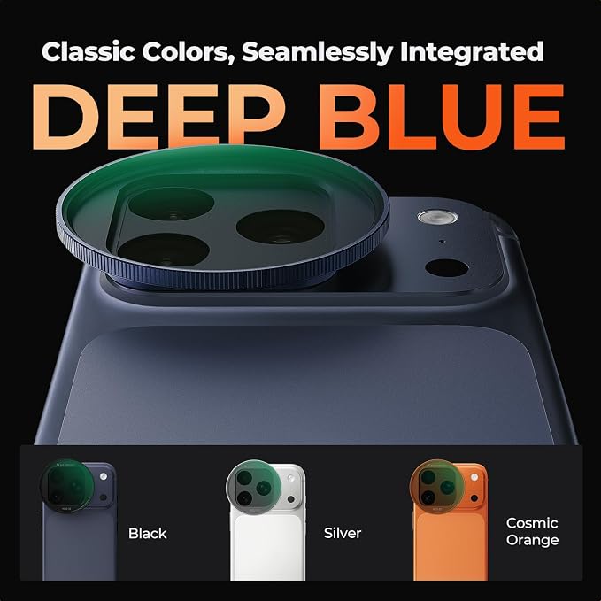 K&F CONCEPT Snap-On ND2-32 Filter Compatible with iPhone 17 Pro & Pro Max | 11.2g Ultra-Lightweight Variable ND Lens Filter with Snap-on Deco Mount, AGC Glass 28-Layer Coating, FA301 - Image 6