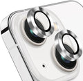 Compatible with iPhone 15 and 15 Plus Camera Lens Protector, Anti-Scratch Lens Cover 9H Tempered Glass Metal Camera Screen Protector Shockproof Camera Ring for iPhone 15 and 15 Plus - 2 Pcs by Hsefo