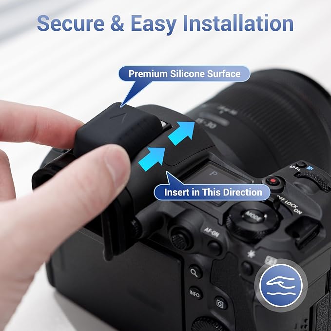 Camera ER-SC3 Hot Shoe Cover Protector Cap for Canon EOS R5 Mark II R6 Mark II R50 V R50V R1 R8 R7 R10 R3 PowerShot V1 Camera with Multi-Function Shoe Replace Canon ER-SC3 Shoe Cover (NOT fits R5/R6) - Image 2