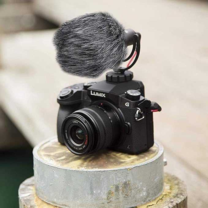 Furry Windscreen Muff, Mic Pop Filter/Foam Wind Cover fits for Rode VideoMicro and VideoMic Me Me-L Microphone by SUNMON - Image 5