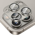 Tensea for iPhone 15 Pro Max/iPhone 15 Pro Camera Lens Protector | Metal Aluminum Alloy Tempered Glass Cover Camera Screen Protector Accessories, Case Friendly by Tensea