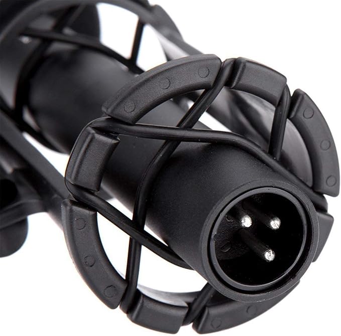 NC4 Microphone Shockmount Universal Holder Clip with Hot Shoe Mount for Shotgun Microphone Rode NTG-2 NTG-1 AKG D230 Sennheiser MKH-416 ME66 Comic - Image 6